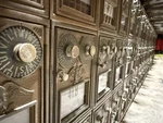 Rare Vintage Corbin Brass Post Office Door Double Dial Eagle Mailbox P.o.. Fixed Price $40.00.