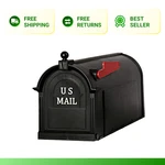 Postal Pro Mount Black Plastic Large Mailbox. Fixed Price $24.91.