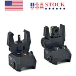 Foldable Iron Sights Flip-up Front And Rear Fiber Optics Dual Aiming Mode. Fixed Price $13.95.