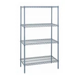 Quantum WR63-3060GY-5 Nsf Shelf Gray Epoxy Wire Shelving Starter Kit 60" .... Fixed Price $1100.07.