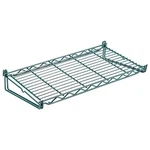 Quantum Food Service 24"W 12"D 3-3/4"H Green Epoxy Flat Store Grid Shelf. Fixed Price $48.19.