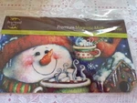 Christmas Magnetic Mailbox Cover, "warm Wishes",snowman&red Bird, Standard Size. Fixed Price $17.99.