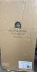 Nib Architectural Mailbox Post Combo Rubbed Bronze With Gold Flag 7980RZ. Fixed Price $93.99.