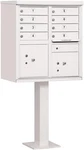 Salsbury Cluster Box Unit With 8 Doors & 2 Parcel Lockers-white,usps Type. Fixed Price $3153.88.
