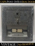 Antique Usps Office Box Door Postal #2 For Display - Vintage. Fixed Price $12.94.