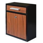 Xhlokk Locking Wall-mount Wood Vintage Metal Mailboxes For Outside. Fixed Price $86.11.
