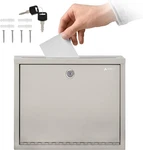 Adir Metal Suggestion Box With Lock And , Wall Mount Deposit For Payments. Fixed Price $66.29.