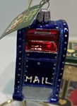 2016 Old World Christmas Glass Blown Ornament, Mailbox (with Owc Gift Box). Fixed Price $11.22.