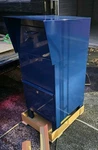 Salsbury Industries 4975BLU Courier Box Blue Powder Coated. Fixed Price $750.00.