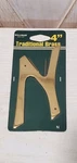 Hillman Brass "n" House Letter 4" Solid Polished 840104. Fixed Price $5.32.
