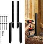 Fence Post Repair Kit Heavy Duty Steel Anchor Ground Spike For. Fixed Price $267.89.