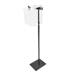 Black Metal Donation Box Floor Stand Lobby Foyer Tithes & Offering Suggestion. Fixed Price $100.88.