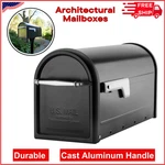Chadwick Galvanized Steel Post Mount Mailbox, 8950B-10, Black, Medium Capacity. Fixed Price $47.50.