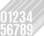 Sheets 100 Pcs Vinyl House Numbers For Mailbox, 4 Inch Self-adhesive White. Fixed Price $11.48.