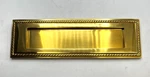 Signature Hardware Whittington Georgian Letter Plate 10" X 3" ZLP-1PL-PB. Fixed Price $11.99.
