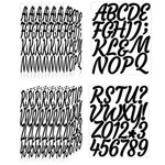 336 Pieces 16 Sheets Letter Stickers,self Adhesive Waterproof Mailbox Numbers.... Fixed Price $21.19.