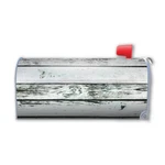 White Wood Design Mailbox Cover Magnet. Fixed Price $18.49.