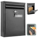 Iron Wall Mount Mailbox Letter Post Security Drop With 2 Keys Anti-theft. Fixed Price $34.43.
