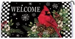 Cardinal Pine Cone Winter Large Mailbox Cover- Custom Decor. Fixed Price $21.99.