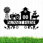 Custom Farm Metal Sign Personalized Barn Tractor Rustic Outdoor Wall Decor Gift. Fixed Price $113.50.