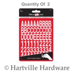 The Hillman Group 847215 1-INCH Die-cut Letters/numbers Kit, White (2-PACK). Fixed Price $10.95.