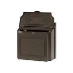 Wall Mailbox - Locking French Bronze,extra Large. Fixed Price $326.57.