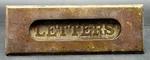 Antique Brass Mail Slot Letters Door Plate Spring Loaded Architectural Salvage. Fixed Price $59.95.