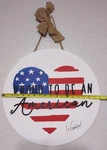 Wooden Wall Decor - Proud To Be American Lee Greenwood. Fixed Price $9.99.
