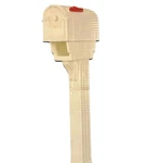Mailbox Post Kit All In One Durable White With Newspaper Port D4. Fixed Price $28.86.