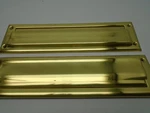 Baldwin Hardware Letter Box Plate 0014 030 Bright Bronze New 80HW. Fixed Price $21.99.