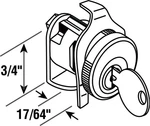 Prime-line S4136 Nickel Steel Clip On Clockwise Mailbox 4.9 H 3.8 In.. Fixed Price $10.66.
