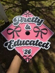 Custom Graduation Cap Topper Class Of 2026. Fixed Price $50.00.