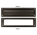 Deltana MS211 Solid Brass Mail Slot Kit With Trim Bezel 1/4" X. Fixed Price $69.95.