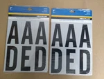 Lot Of 2 Hillman #843444, 3" Reflective Letters Kit. Fixed Price $12.00.