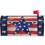 Granbey Vintage Patriotic Star America Flag Mailbox Cover Magnetic Custom Dec.... Fixed Price $25.36.