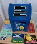 Melissa & Doug Wooden Mailbox Stamps Letters Post Cards Played With Condition. Fixed Price $39.96.