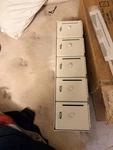 Jr-locker DD-330 5 Door Wall Mount Drop Box Mail Key Deposit New Open. Fixed Price $109.99.
