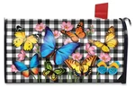 Briarwood Lane Checkered Butterflies Spring Magnetic Mailbox Cover. Fixed Price $15.95.