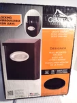 Gibraltar Wall-mount Locking Mailbox Black Galvanized Steel. Fixed Price $18.95.