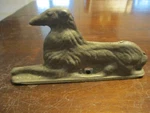 Vintage Metal Greyhound Dog Cast Aluminum Hurricane Gate Fence Topper Finial. Fixed Price $35.91.
