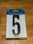 Hillman Group 4-IN Die Cast Adhesive # 5 House Address Plaque Bronze. Fixed Price $6.29.