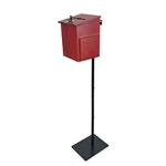 Black Metal Donation Box Floor Stand Lobby Foyer Tithes & Offering Suggestion. Fixed Price $91.57.