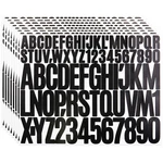 New Black Letter Number Stickers 8 Sheets Alphabet Craft Labels Fast Shipping. Fixed Price $8.99.