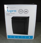Architectural Aspen Black Metal Key Lock Wall Mounted Mailbox 9" 11.2" New. Fixed Price $14.99.