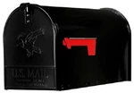 Solar Grp Elite Black Galvanized Standard Post Mount T1 Rural Mailbox E1100B00. Fixed Price $44.90.