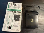 Gibraltar Industries City Classic Wall-mount Mailbox BW11 Black Steel-open. Fixed Price $19.95.