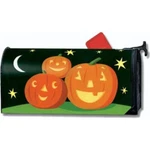 Works Smile High Pumpkin Halloween Mailwrap - Magnetic Mailbox Cover. Fixed Price $27.99.