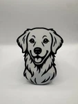 Golden Retriever Dog Hitch Receiver Cover Fits 2 Multiple Designs Available. Fixed Price $34.99.