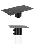 Post Mailbox Mounting Bracket - 16X7 Adjustable Length, Black Steel Kit. Fixed Price $57.99.