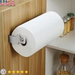 Stainless Steel Paper Towel Holder Adhesive Kitchen Wall Mount Roll Dispenser Us. Fixed Price $23.51.